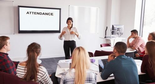 Time attendance tracking software for student attendance, leave management, and real-time reports.